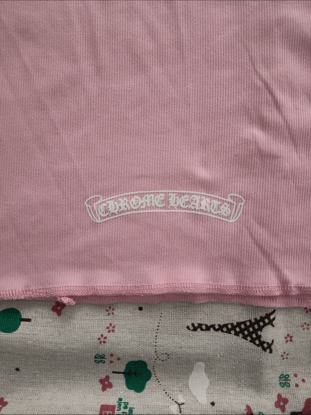 Chrome Hearts Pink Ribbed Tank Top Dress - Picture 6 of 7
